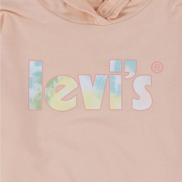 339 Levi’s| NWT $54 Women’s Peach Hoodie with Tie-Dye (Size M) - Picture 6 of 13